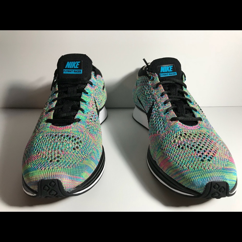 Nike Flyknit Racer Multicolor sizes 9.5 and 10.5 - Picture 2 of 8